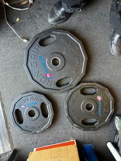 Iron Grip Olympic Weight Plates 