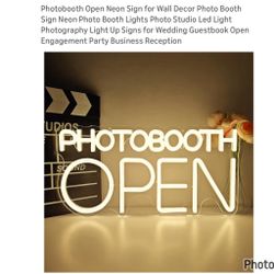 Photo Booth Wedding Sign