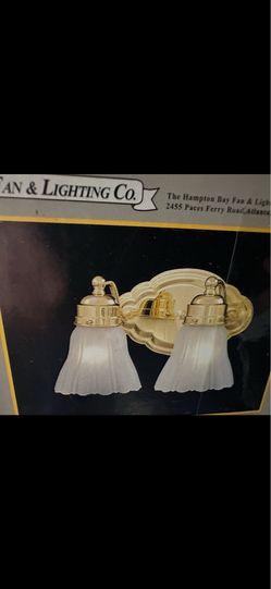 New! Bathroom wall 2- Vanity Light , Gold Finish