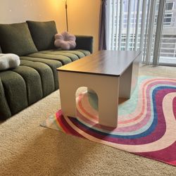 Coffee Table With Pet Nook