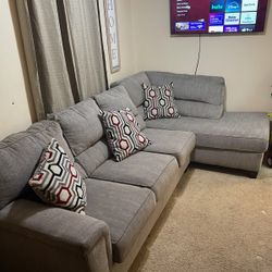 Grey Sectional Couch 