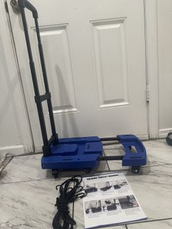 Folding Hand Truck Dolly Cart 600 lb, Extendable Base - New