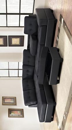 Brand New Sectional with ottoman / couch & living room set