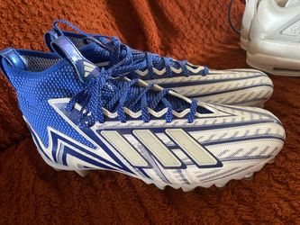 SIZE 11 freak 23 in-line football cleats Royal Blue & Cloud white colorway
