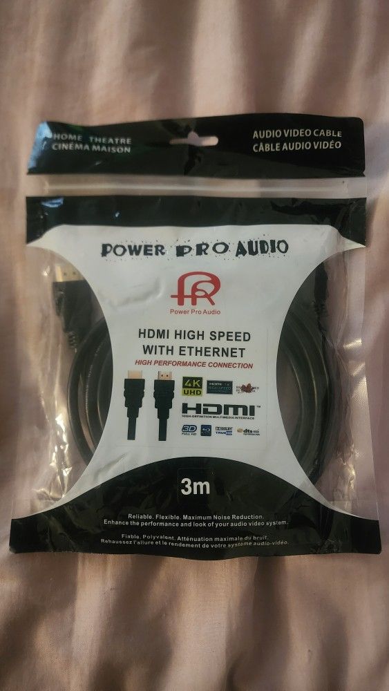 NEW UNUSED HDMI HIGH SPEED WITH ETHERNET
