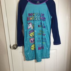 Girls pajama dress