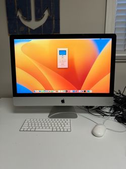Apple 27” iMac 2017 5K 3.4ghz Quad Core i5 24GB RAM 1TB 4gb GPU macOS Ventura