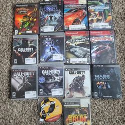 Ps3 With Games And Controller 