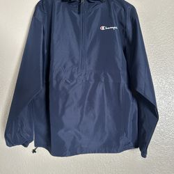 Champion Windbreaker Pullover sz M