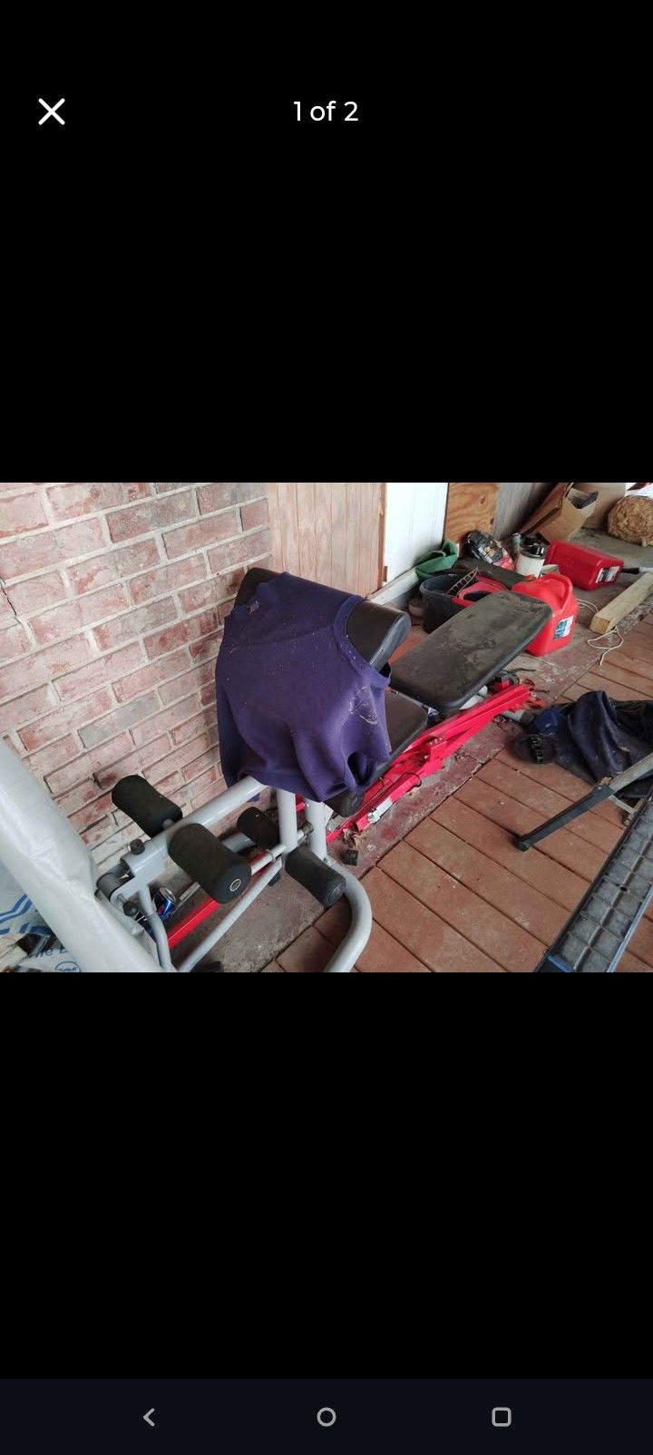 Bench Press 2 Piece With 135 Lbs