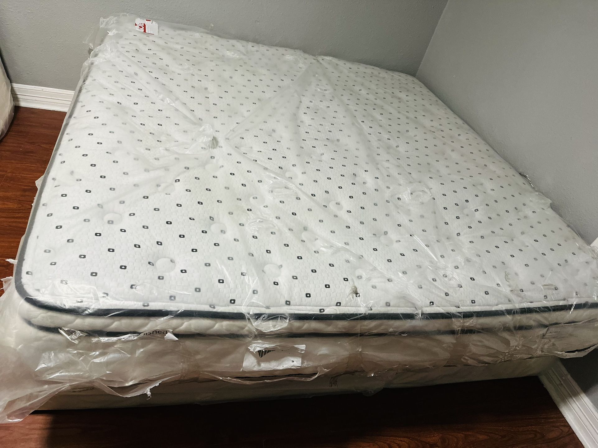 Set King Sizes Mattress And Box Spring
