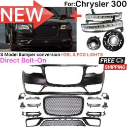 Chrysler 300 S Front Bumper Complete Assembly  And Grill Fits 11-23
