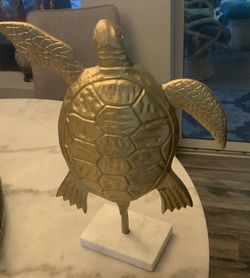 Large Sea Turtle Decor 18 X 14