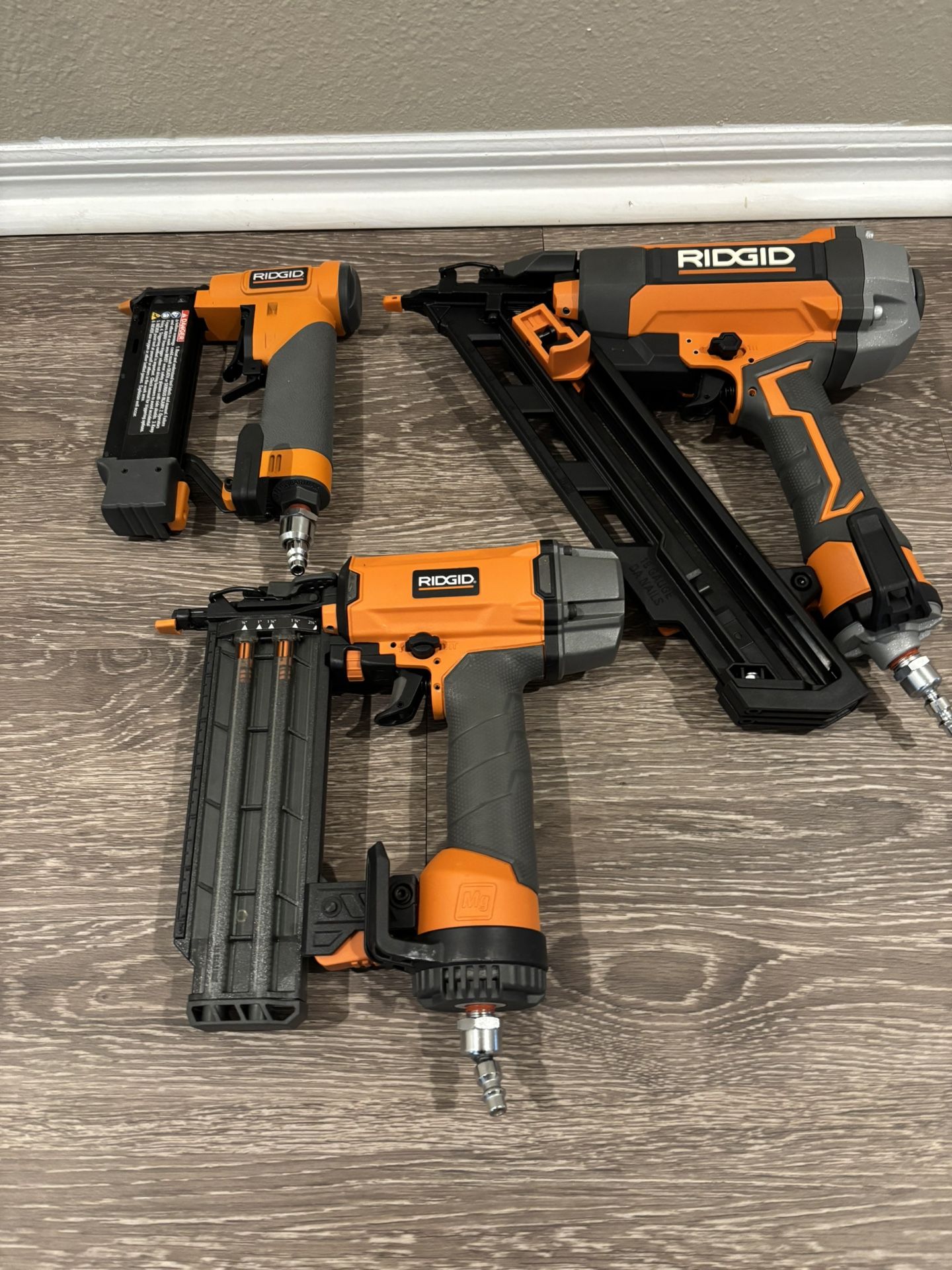 Ridgid nailer 18,15,23 gauge