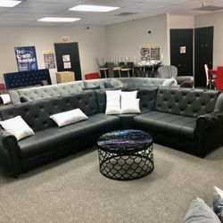 Black Sectional 
