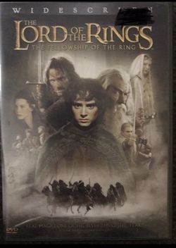 The Lord Of The Rings The Fellowship Of The Ring widescreen DVDS /Discs