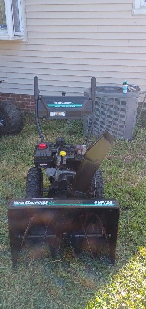I Have A 26-in Electric Start Yardman Machine Obs