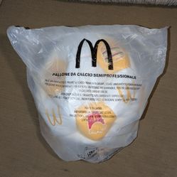 McDonald's Italy Exclusive Soccer Ball Big Mac Fries FIFA World Cup Brand New