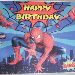 Spiderman bacdkdrop piderman decorations spiderman balloons