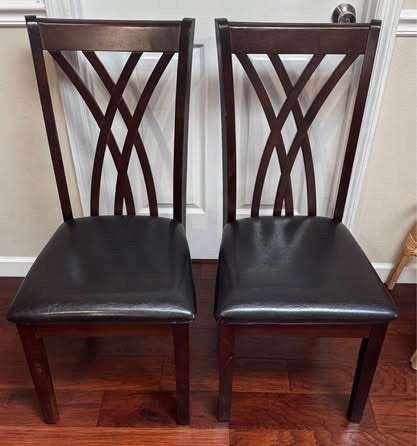 Two Sturdy Decorative Chairs $25 for Both