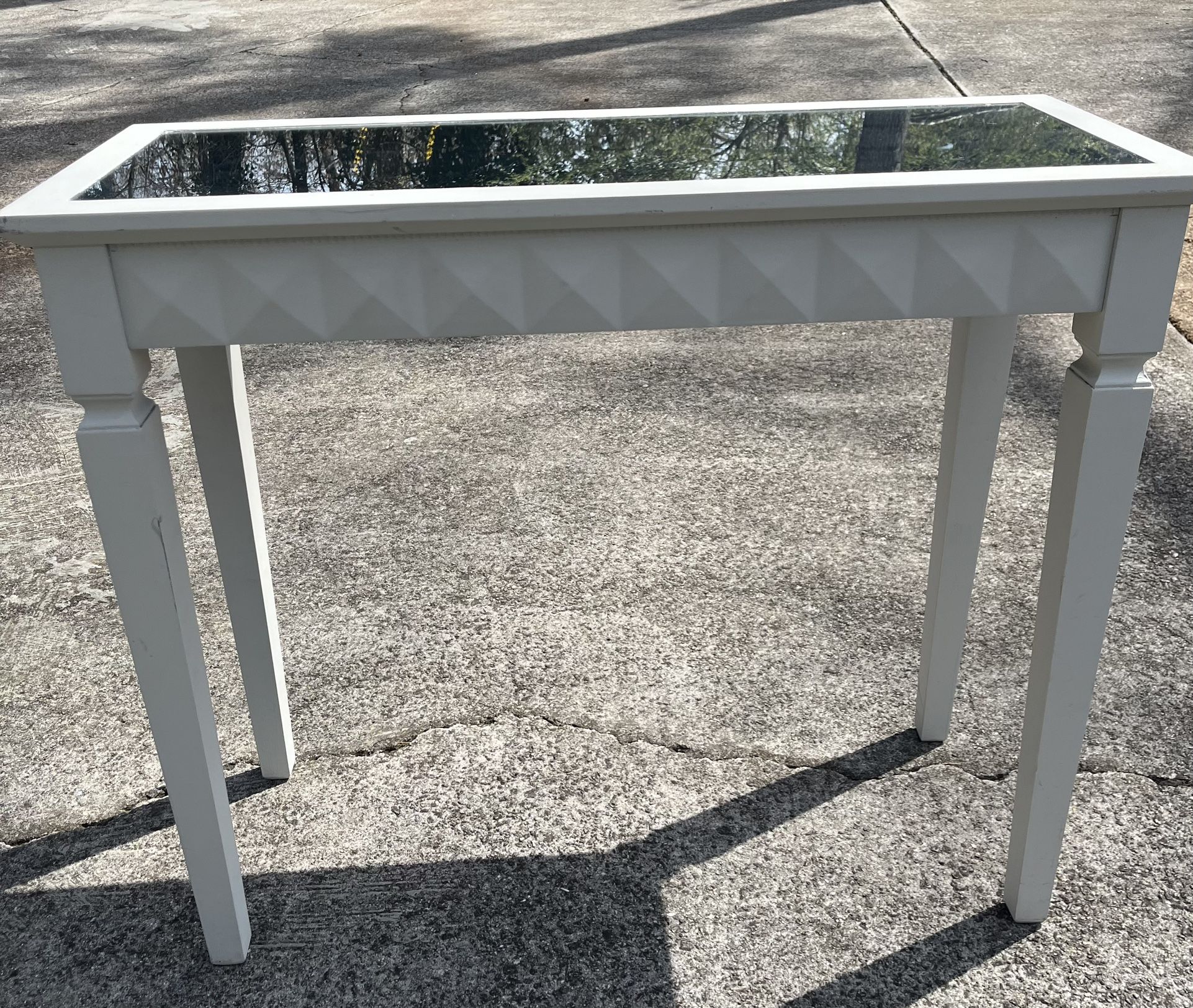 MIRROR TOP CONSOLE TABLE