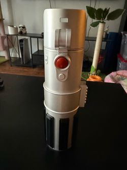 Disney Star Wars Lightsaber Water Bottle Theme Park Souvenir with Lanyard