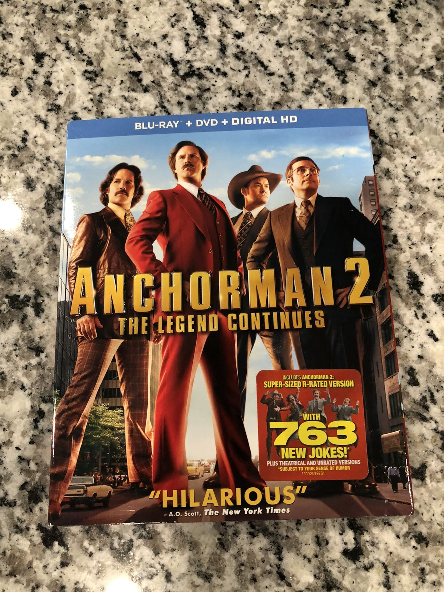 Anchorman 2 Bluray/Dvd