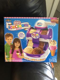 2 in 1 kids ice cream maker