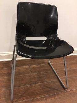 Modern Black desk or dining chair from Ikea
