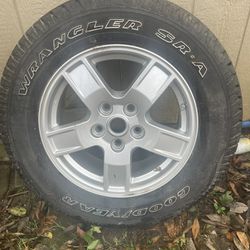 Jeep Factory  Tire And Rim   245/65/R17