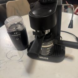 Espresso Machine and Coffee Bean Grinder