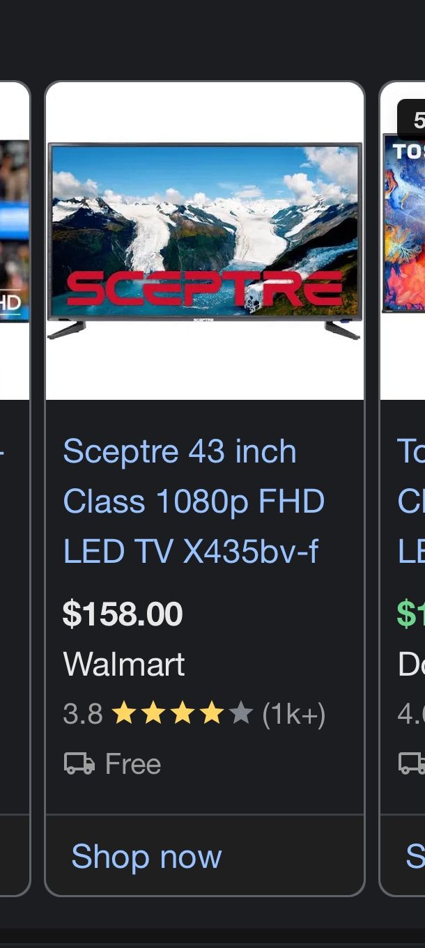 Sceptre Tv 43 Inch With Roku And Roku Controller 