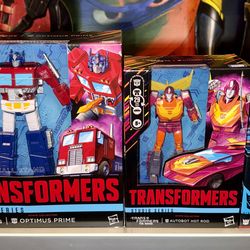 Transformers The Movie Studio Series MTMTE Collection One Shall Stand Optimus Prime Hot Rod & Rumble New NRFP MISP
