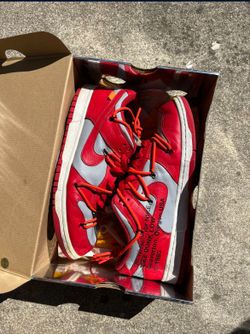 Dunk Low Off White University Red