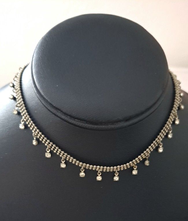 Rare Vintage Laura Vogel Rhinestone Necklace