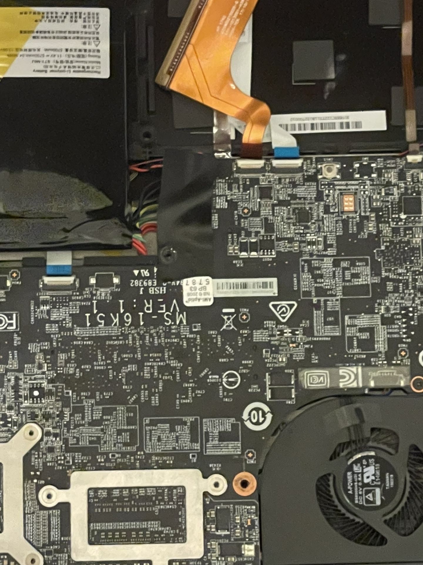 MSI GS63 Stealth 8RE Motherboard