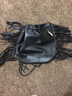 New Leather Victoria's Secret Fringe Backpack