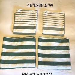 Set of 4 Bath shower towel, pool towels
