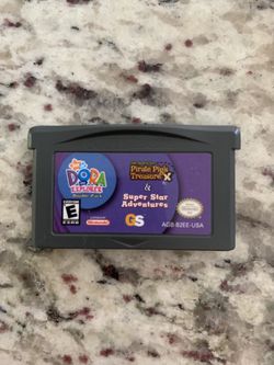 Dora the Explorer Double Pack (Nintendo GBA) Pirate Pig & Super Star - GAME ONLY