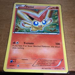 Jumbo Victini Pokemon Holo Card 15/101