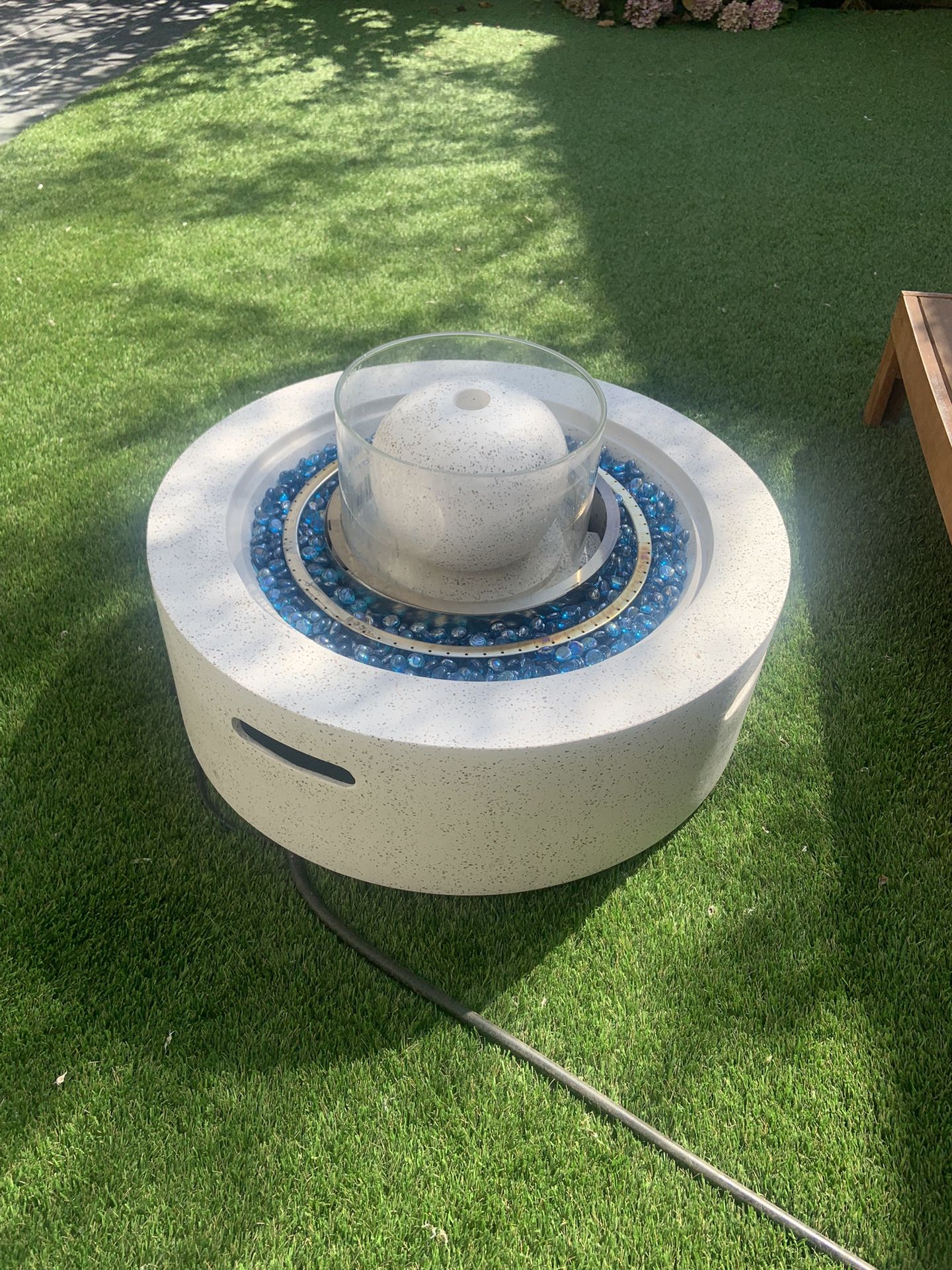 Propane Fire Put With Water Fountain
