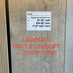 Waterproof Laminate Flooring 8.3mm
