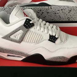 Men's Air Jordan 4 Retro White Cement