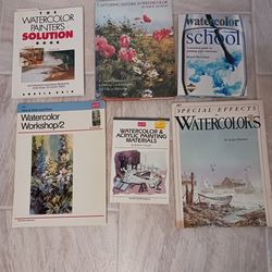 Watercolor HardAnd Soft Covered Art Painting Books Collection