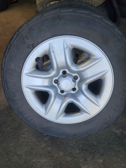 4 tires with rims toyota rav4