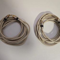Pair of MonsterBass 300 Subwoofer / RCA Cables - 13 Feet (4m) High Quality