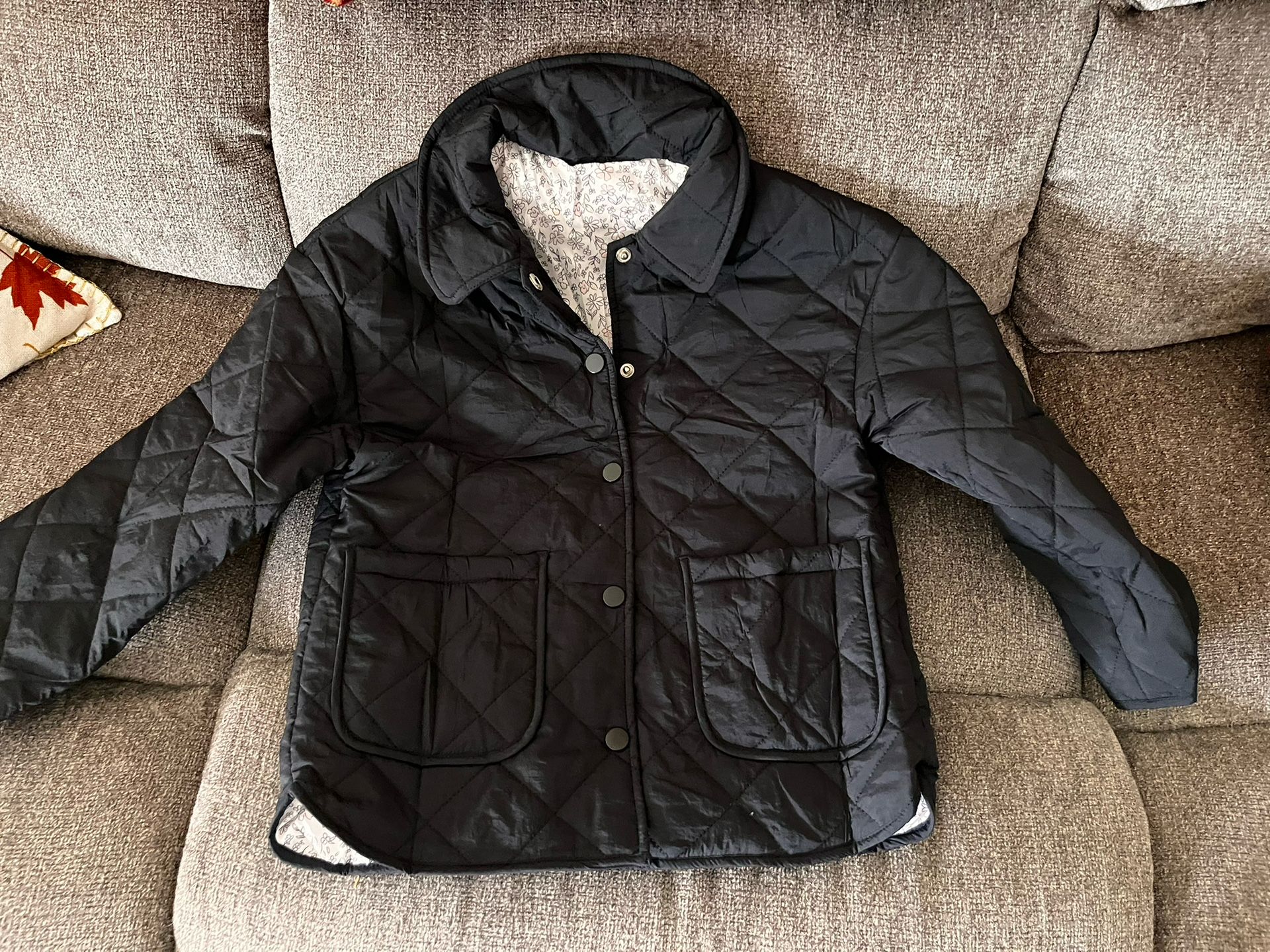 Girls, Diamond Tufted Jacket