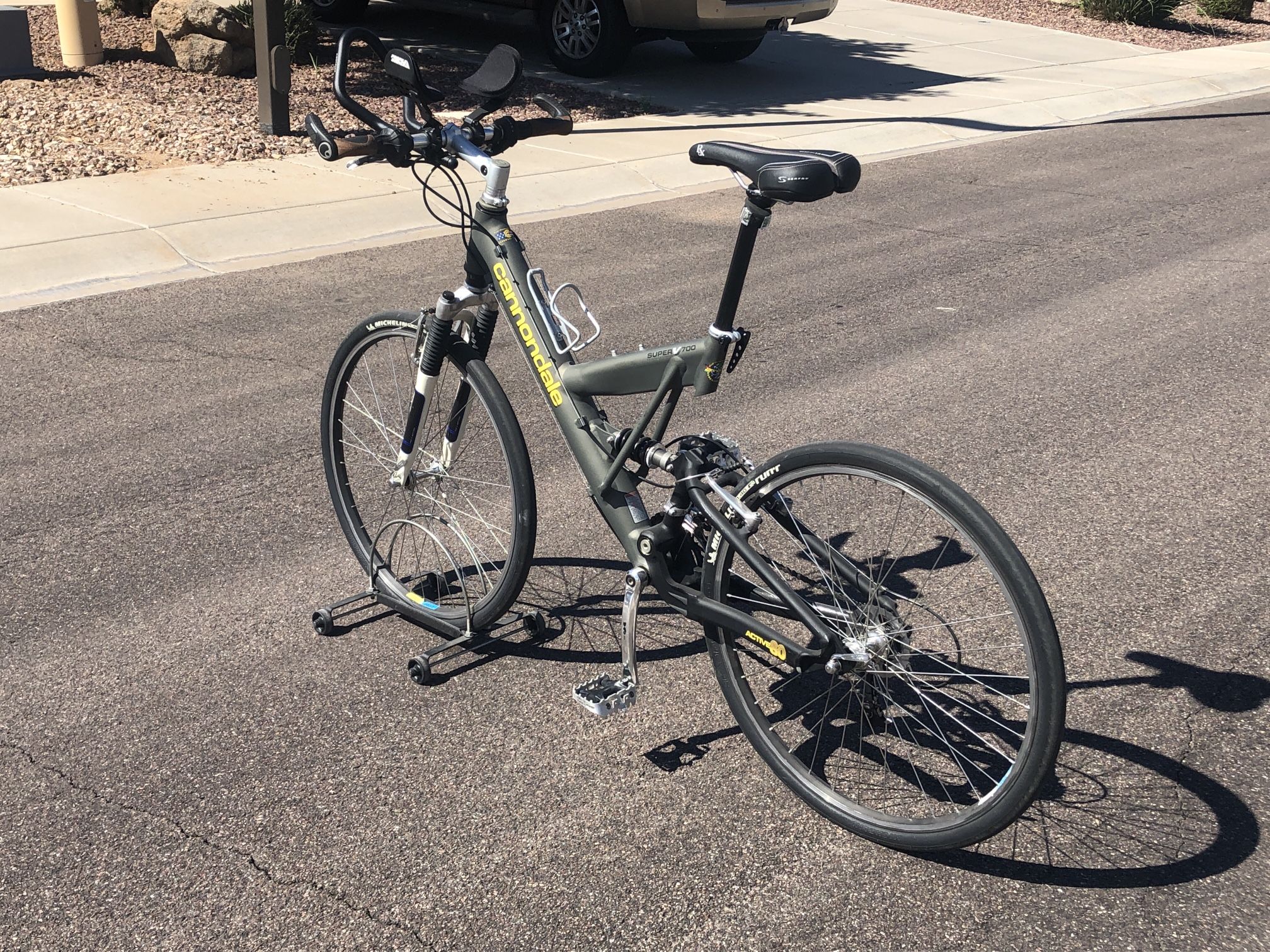 Two Vintage Cannondale Mountain Bikes