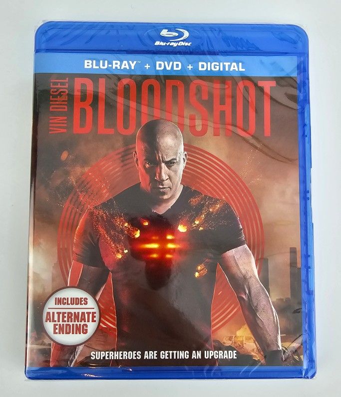 Bloodshot Blu-ray + DVD Vin Diesel *NEW SEALED*