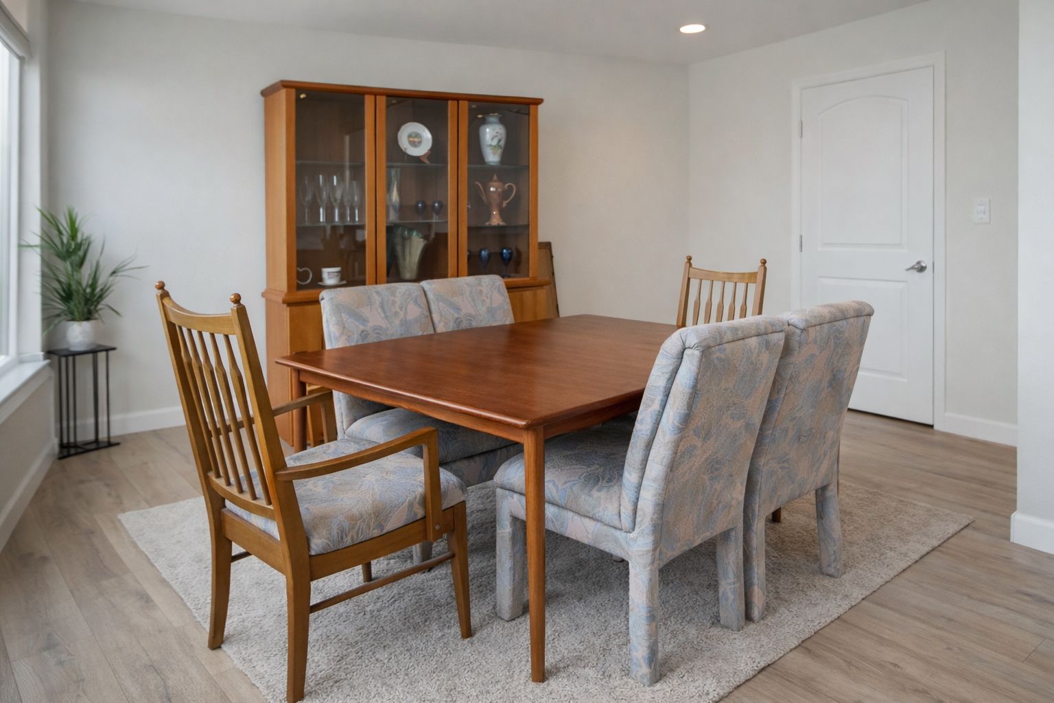 Set of 6 Mixed-Style Dining Chairs (table not included)